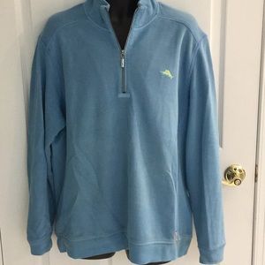 Tommy Bahama Antiqua half zip sweater / sweatshirt